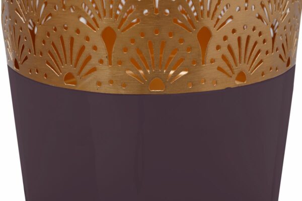 Art Deco 1115 sötétlila arany design lámpa 3