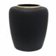 Art Deco 2025 fekete arany design váza