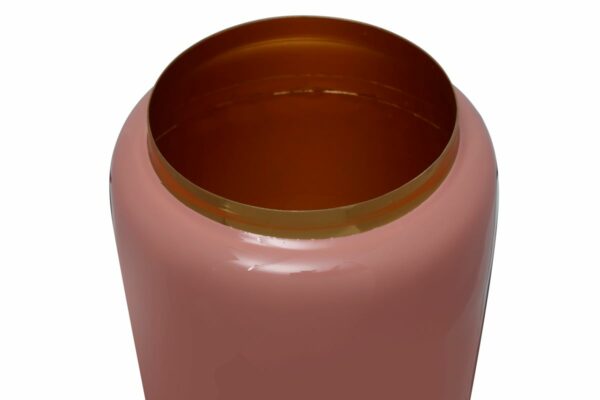 Art Deco 445 rózsaszín arany design váza 2