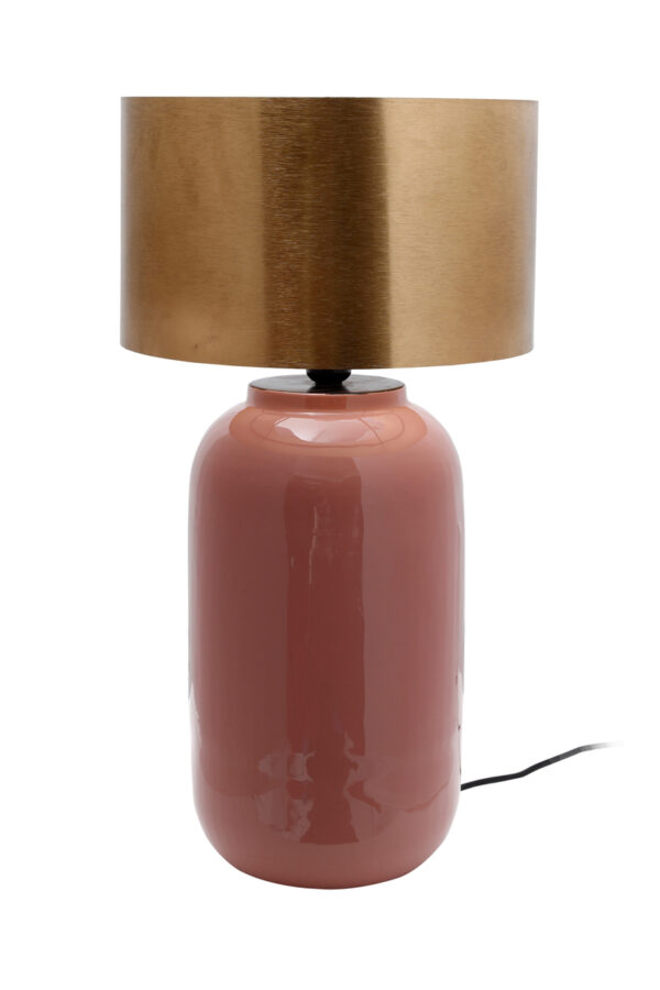 Art Deco 725 rózsaszín arany design lámpa