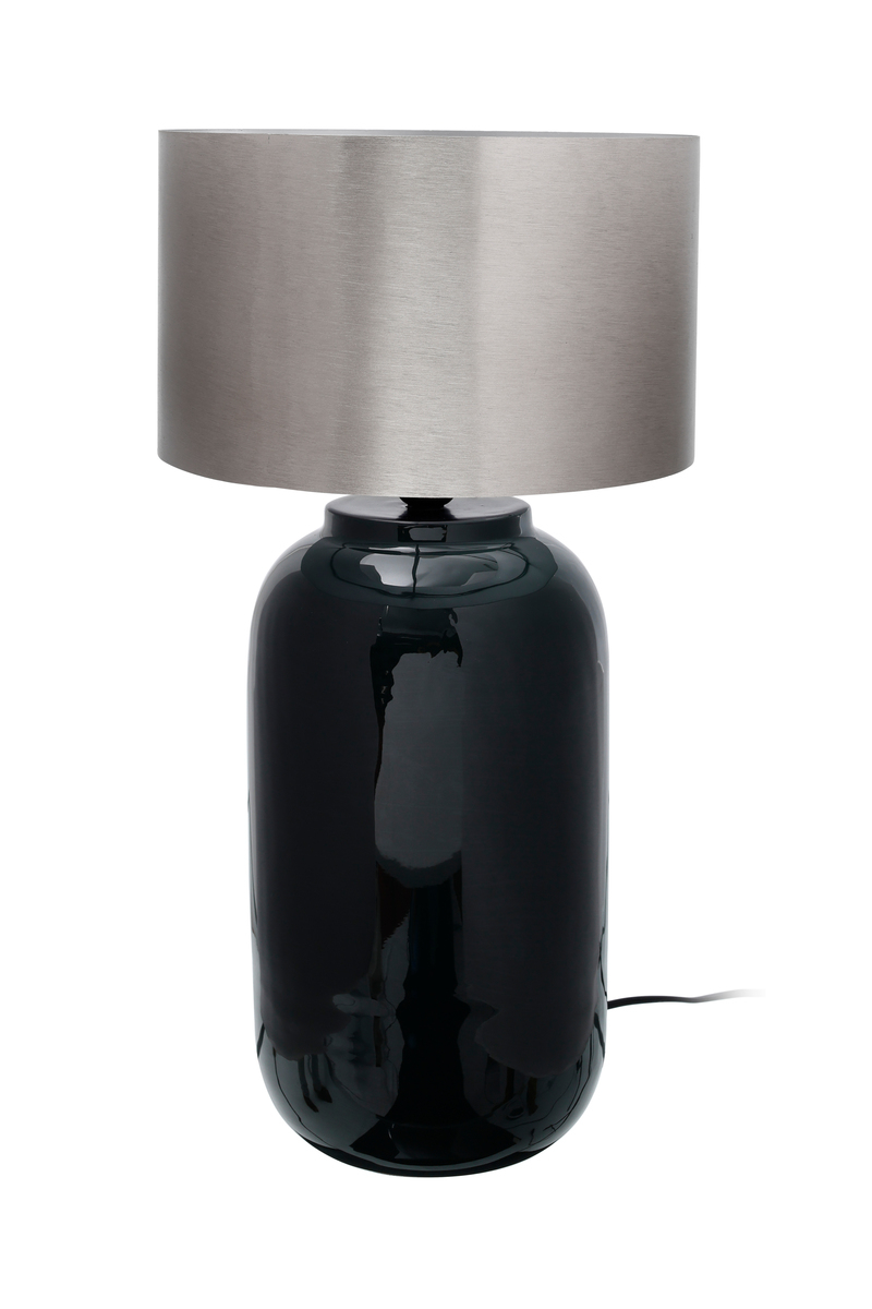 Art Deco 725 sötétzöld ezüst design lámpa