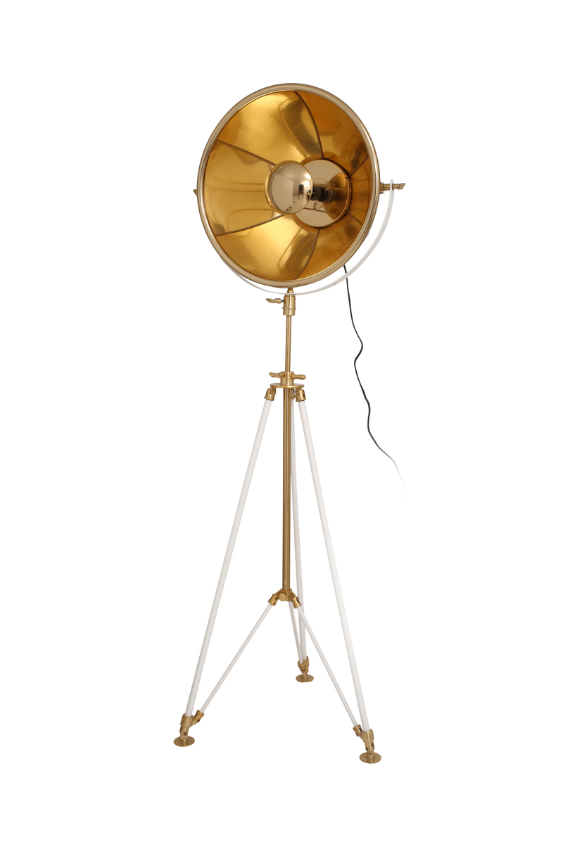 Bowie 125 bézs arany fehér design lámpa