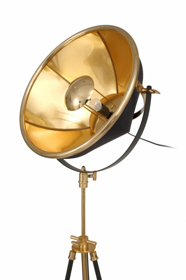 Bowie 125 fekete arany design lámpa 2