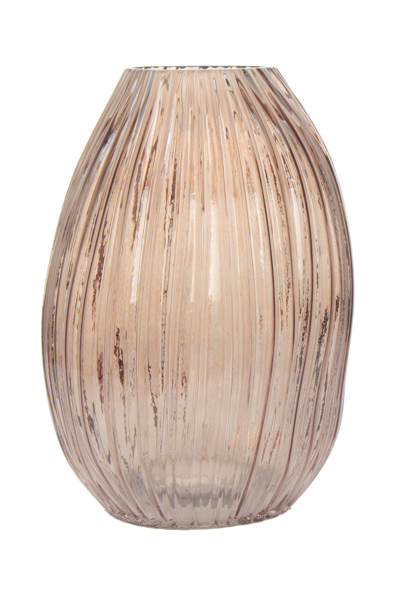 Sidney 125 rózsaszín barna design váza