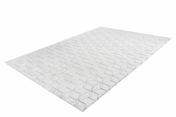 Me Gusta Vivica 125 fehér anthrazit 3D szőrme szőnyeg 4