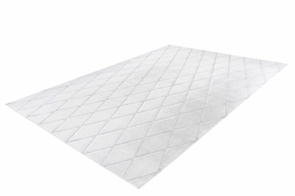 Me Gusta Vivica 225 fehér szürkéskék 3D szőrme szőnyeg 4