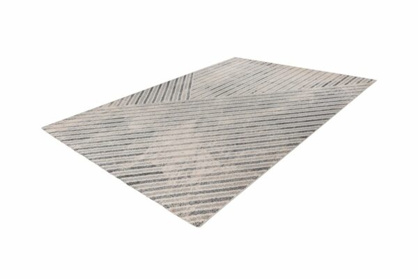 Platinum Rhombus 125 bézs szürke geometriamintás modern szőnyeg 4